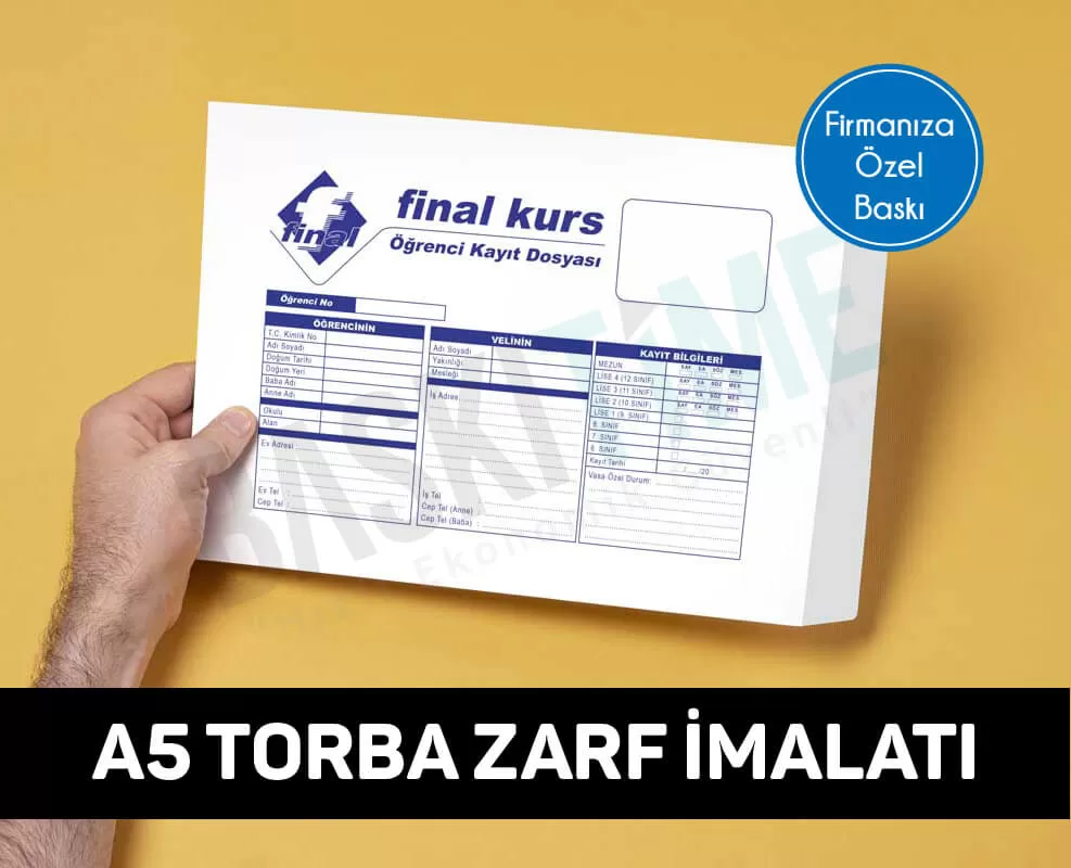 A5 Torba Zarf