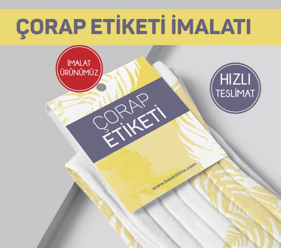 Çorap Etiketi Kartonu - Görsel 4