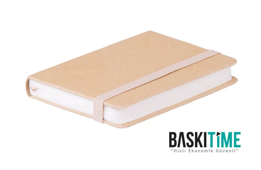 Geri Dönüşümlü Lastikli Tarihsiz Defter Ajanda - Görsel 1