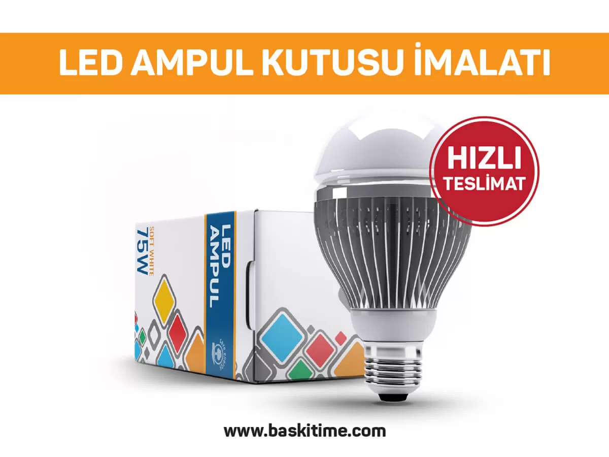 Led Ampul Kutusu İmalatı