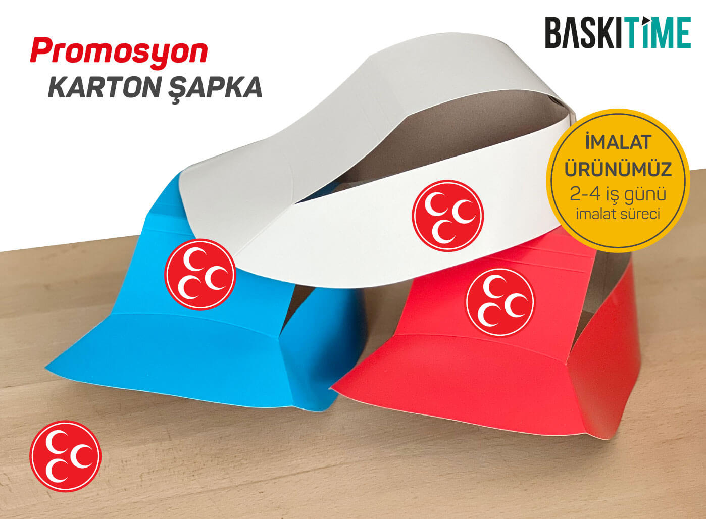 MHP Promosyon Karton Şapka