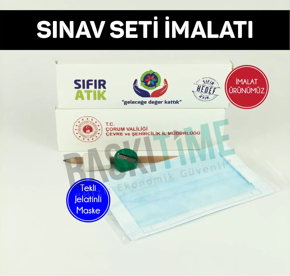 Maskeli Öğrenci Sınav Seti - Görsel 2