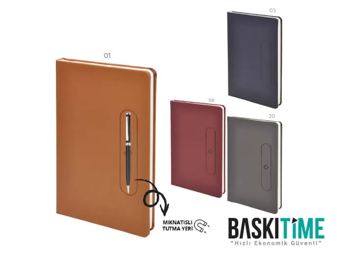 Mıknatıslı Tarihsiz Defter Ajanda