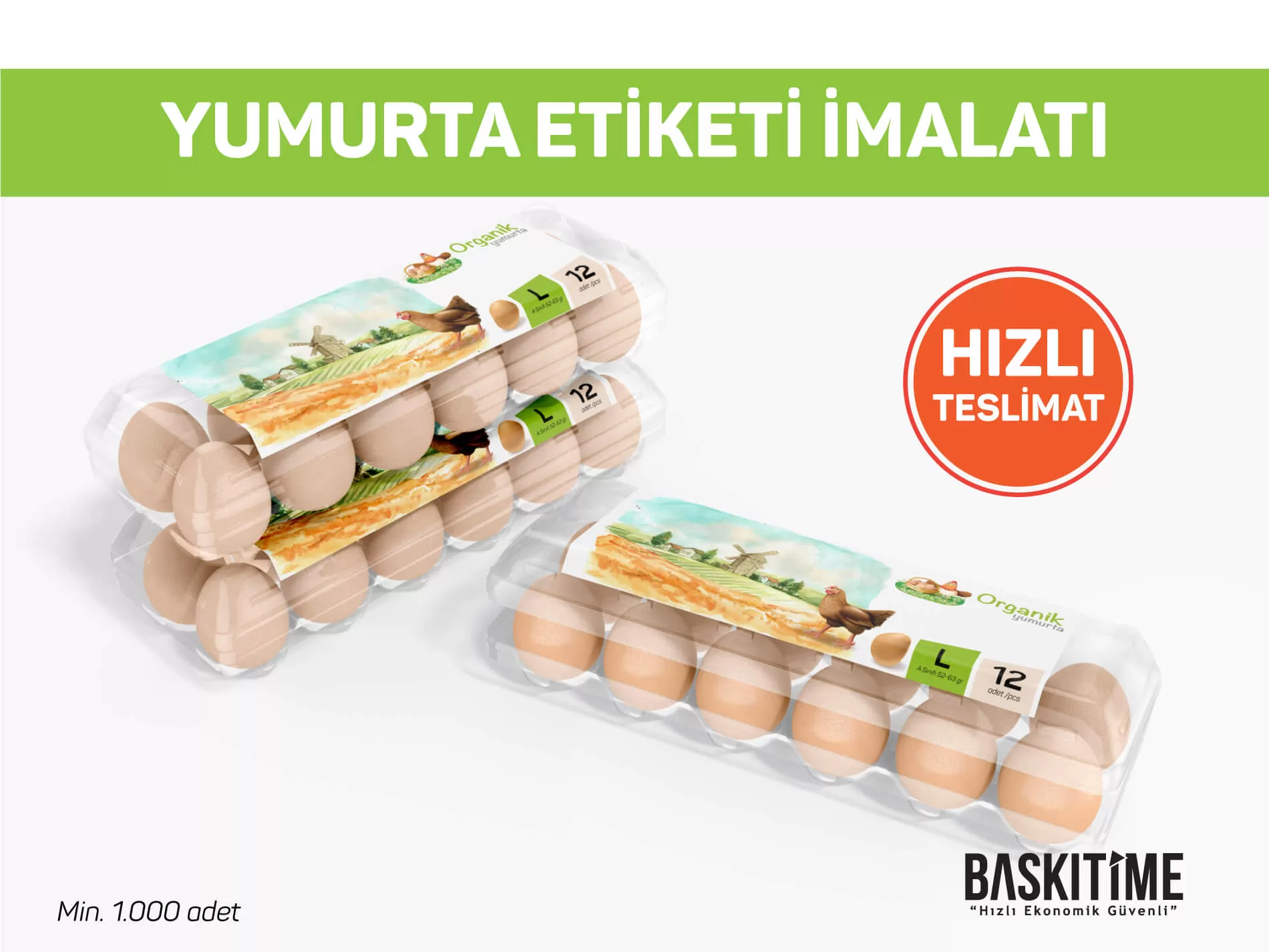 Yumurta Etiketi İmalatı