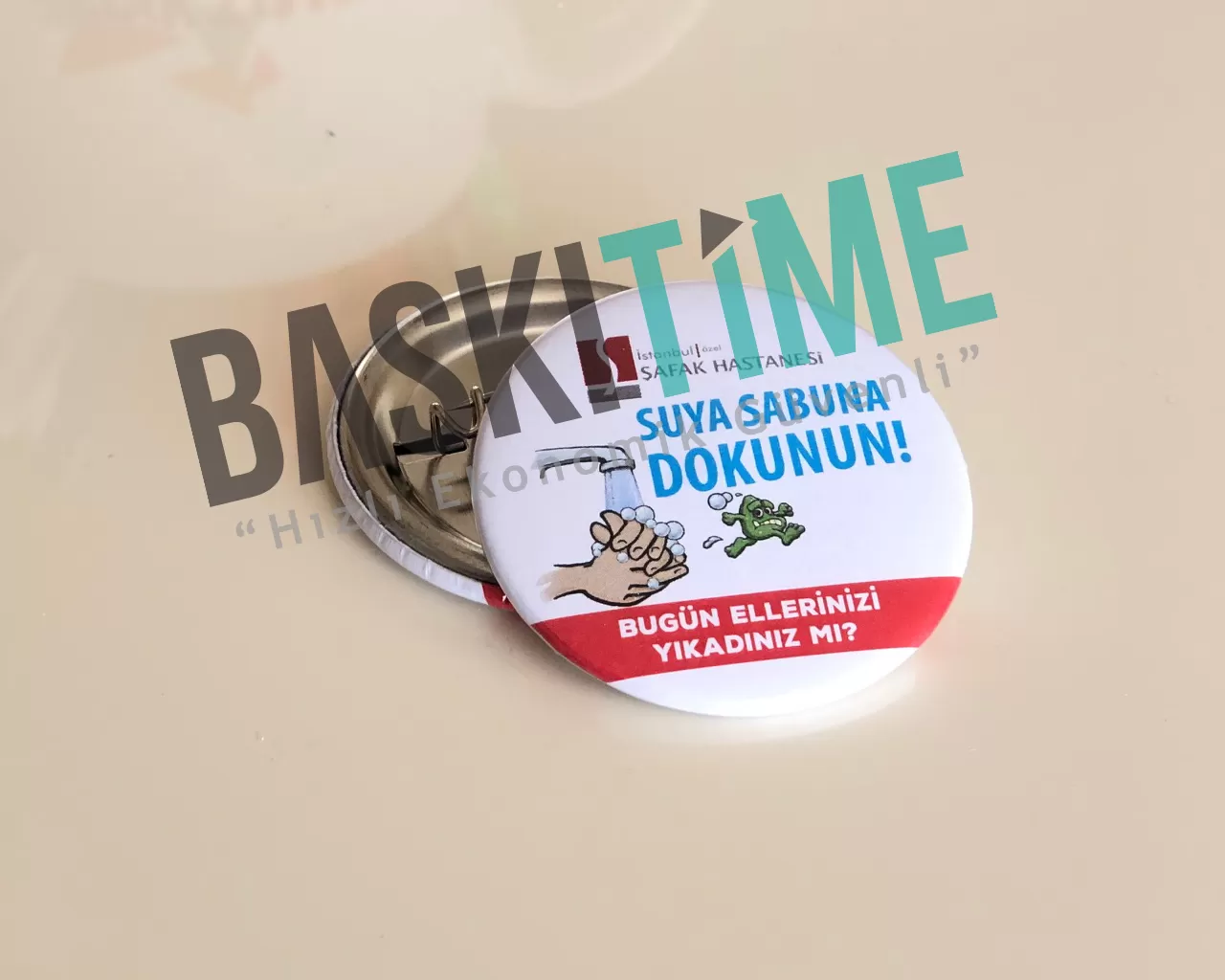Buton Rozet İğneli 