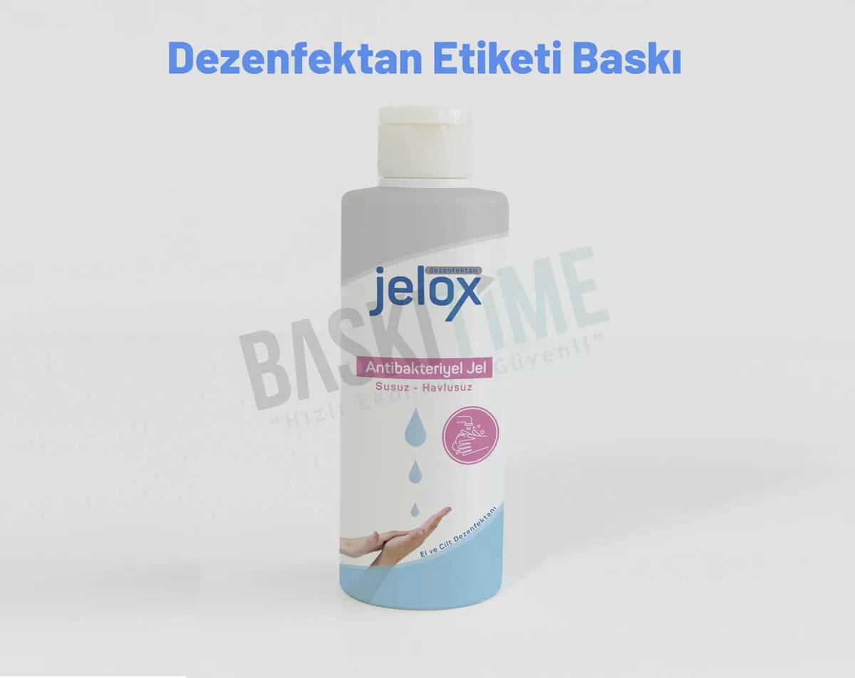 Dezenfektan Etiketi İmalatı