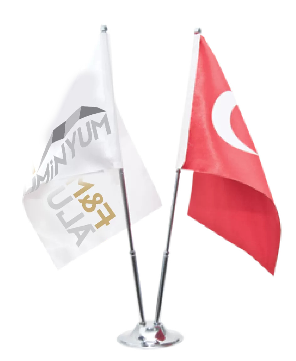 Masa Bayrağı 2'li
