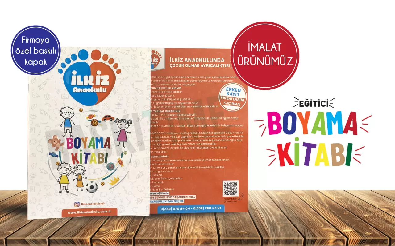 Promosyon Boyama Kitabı Baskılı